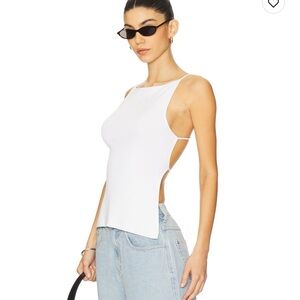 WeWoreWhat White Cutout Tank Top